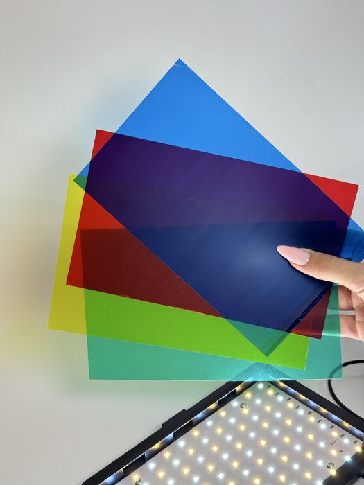 Світлодіодна RGB панель 8" для фото, відео