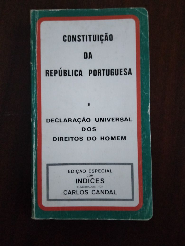 Livro: Constituição da República Portuguesa