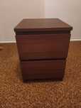 MALM Cómoda c/2 gavetas, Castanho. Muito Estimada
Cómoda c/2 gavetas,