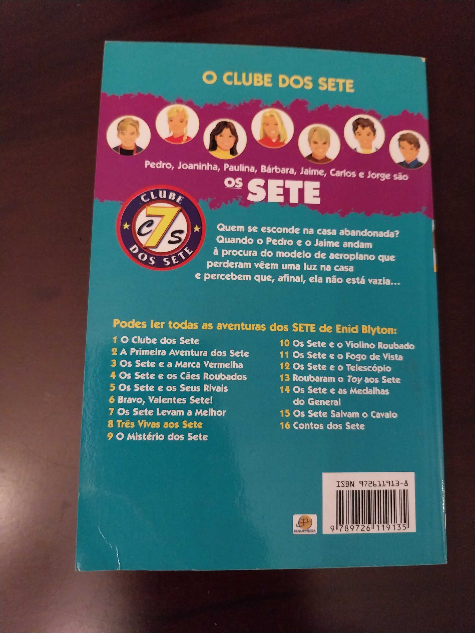 “Os Sete - Três Vivas aos Sete”, de Enid Blyton (O Clube dos Sete - 8)