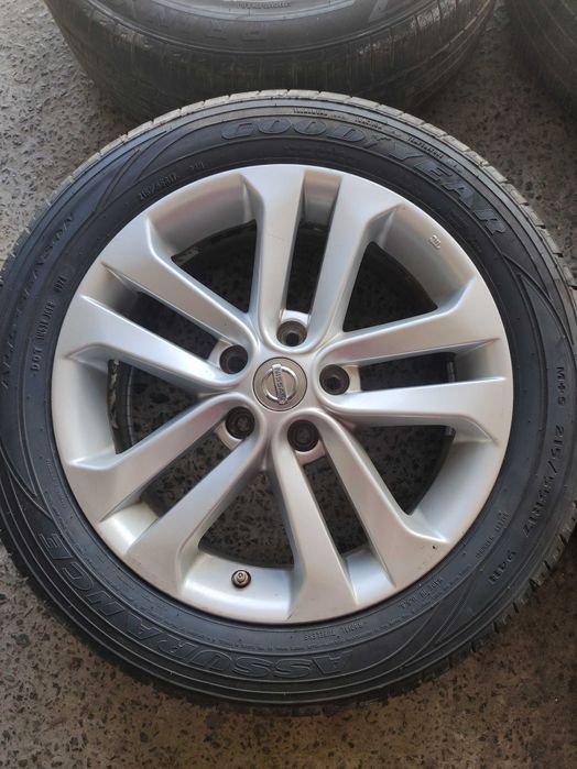 Диски, колеса, R17 5x114.3 Nissan  (комплект) резина 24 рік.