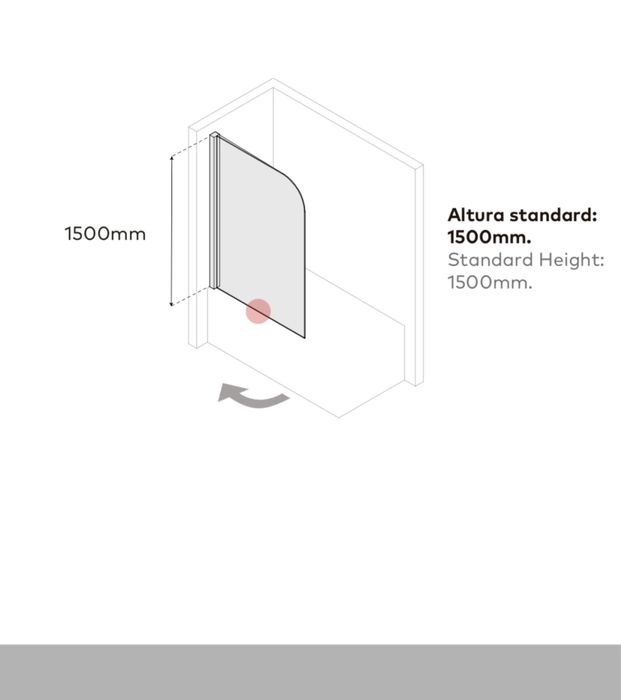 Resguardo banheira metalizado reversível