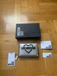 Portfel LOVE MOSCHINO Nowy Srebrny