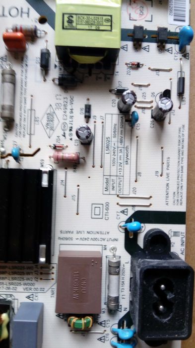 Fonte de alimentação e board/cablagem LG led modelo 49UJ620V