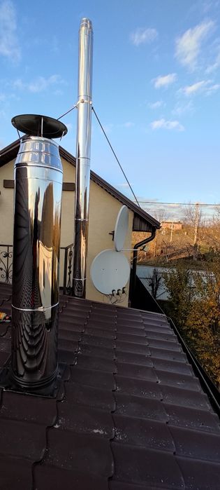 Димоходи, Дымоходи,Труби утеплені сауни буржуйки