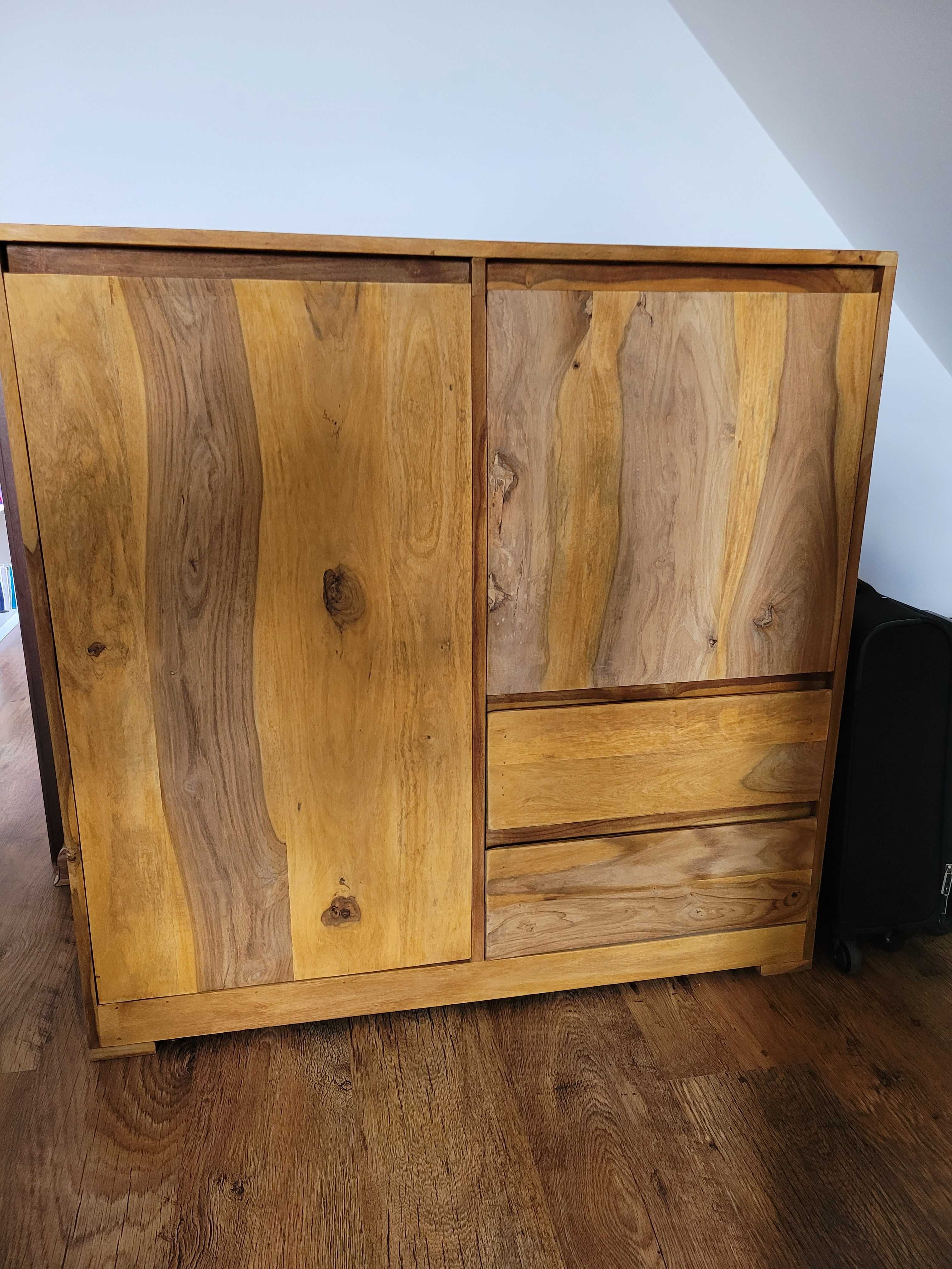 Uno design piękna drewniana komoda - palisander, stan idealny