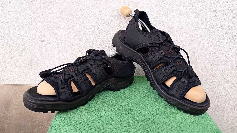 Męskie sandały trekkingowe ECCO r.44 skóra stan bardzo dobry