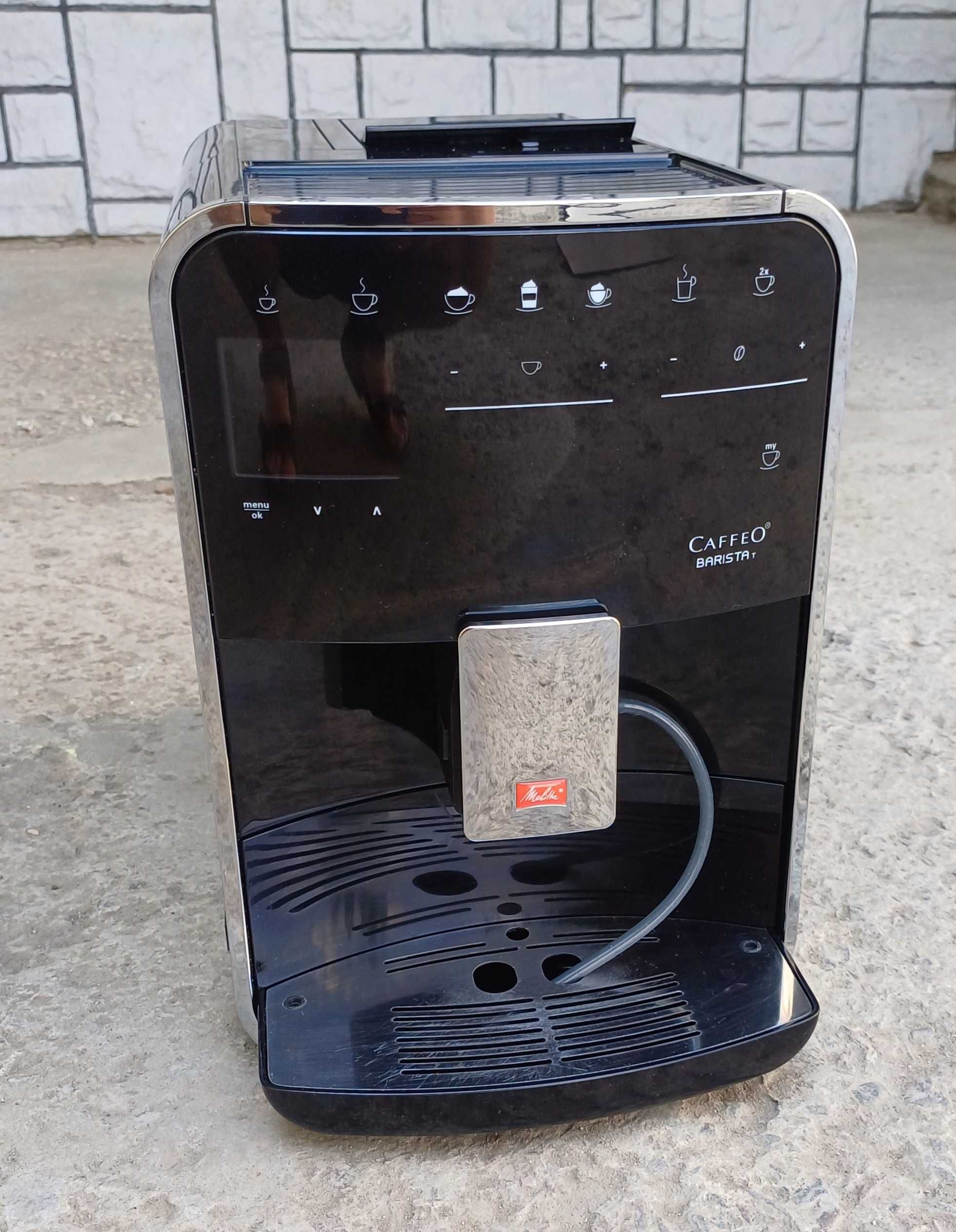 Кавомашина кавоварка Меліта Melitta Caffeo Barista Т black чорна