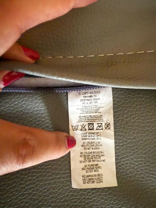 Puff Cinza el corte inglês