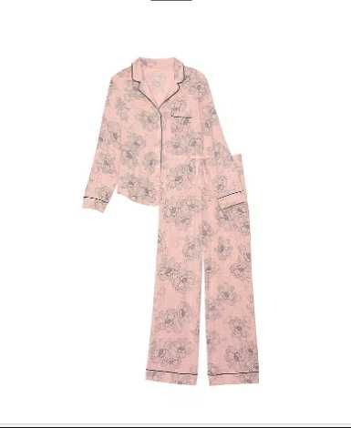 Victoria's Secret довгий піжамний комплект з модалу р.S,M