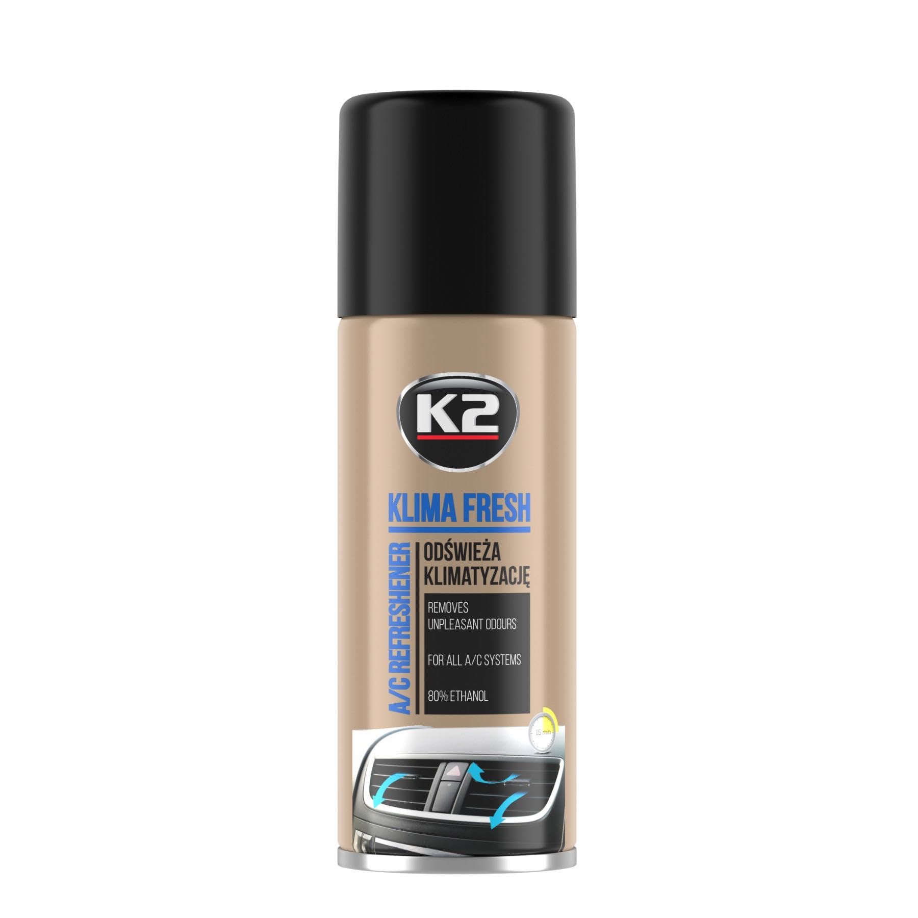 K2 Klima Fresh Środek do odświeżania klimatyzacji Lemon 150 ml K222