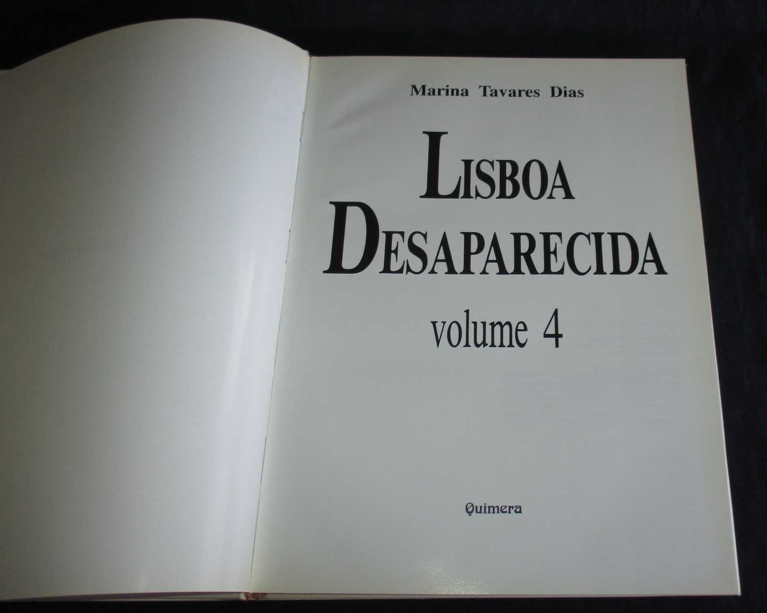 Livro Lisboa Desaparecida 4 Marina Tavares Dias