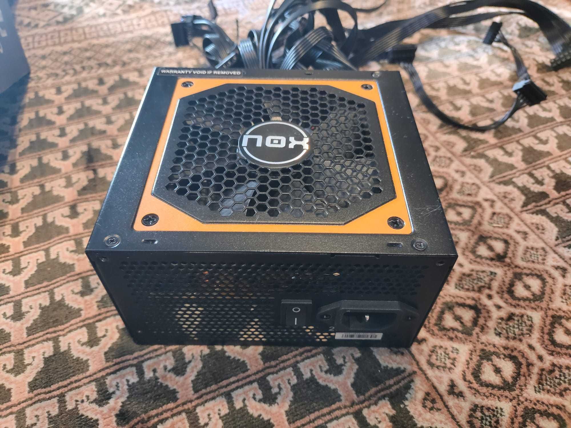 Fonte de Alimentação Nox Urano VX650W 80+ Bronze – 1 Ano de Uso