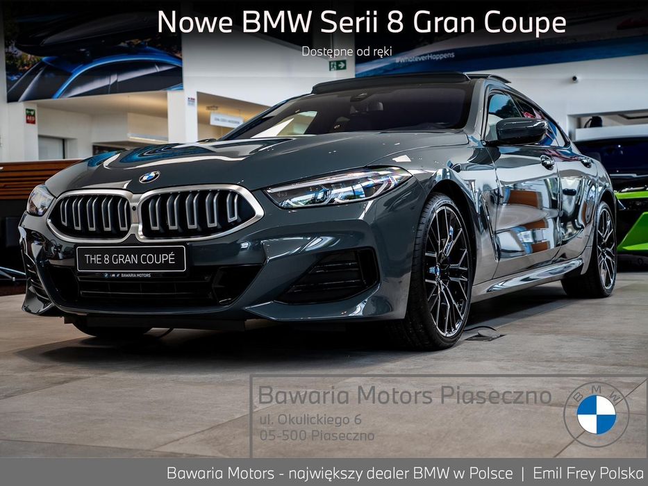 BMW Seria 8 Szklany dach | atywna wentylacja foteli | Reflektory laserowe |