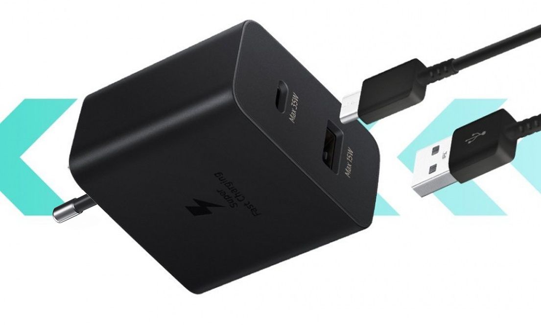 Oryginalna Ładowarka Samsung 35W SUPER FAST CHARGE dual 2XUSB Kabel