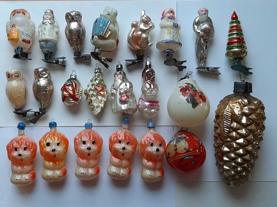 Елочные игрушки СССР