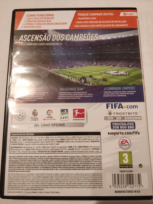FIFA 2019 PC com garantia