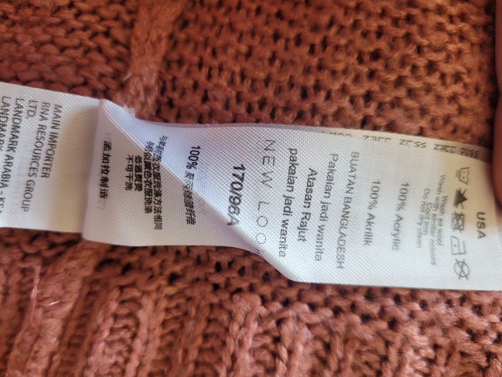 Sweter oversize brudny róż New Look