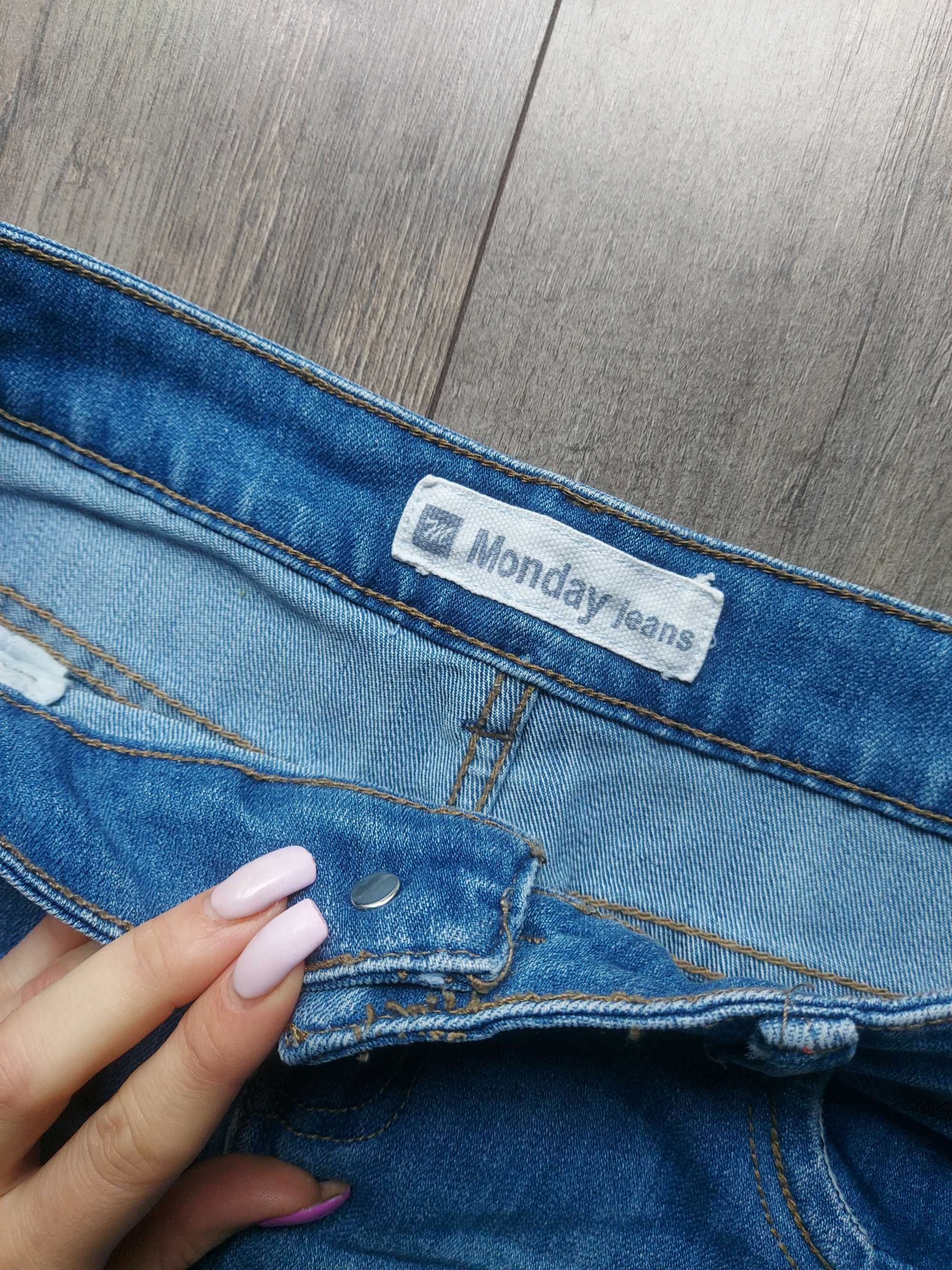 Spódniczka spódnica damska jeansowa jeans krótka mini JAK NOWA s