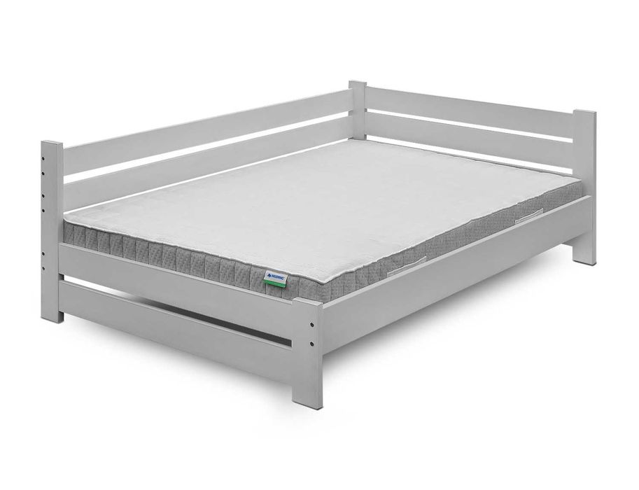 łóżko drewniane mega solidne z oparciem REVEL 120x200 każdy wymiar