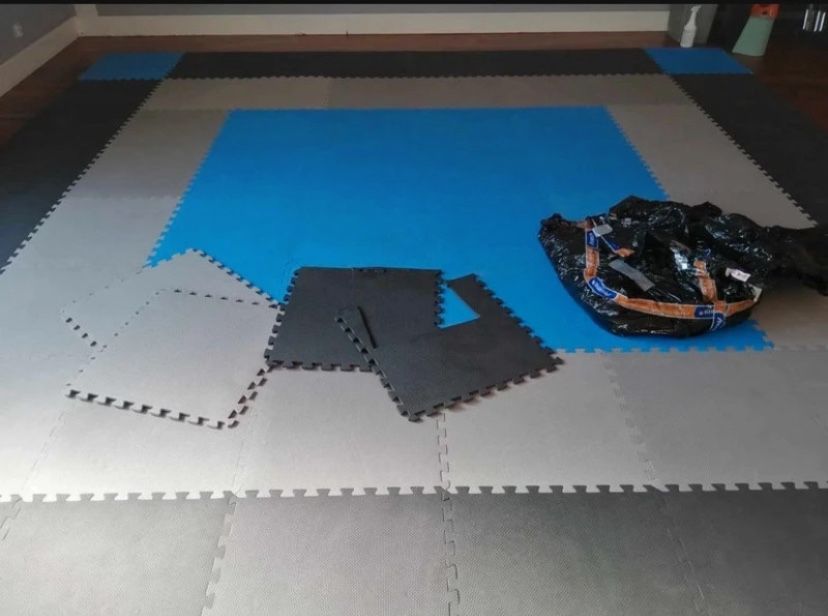 Puzle piankowe - mata do fitnesu