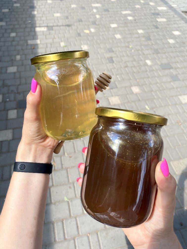 Падевий мед та акацієвий мед