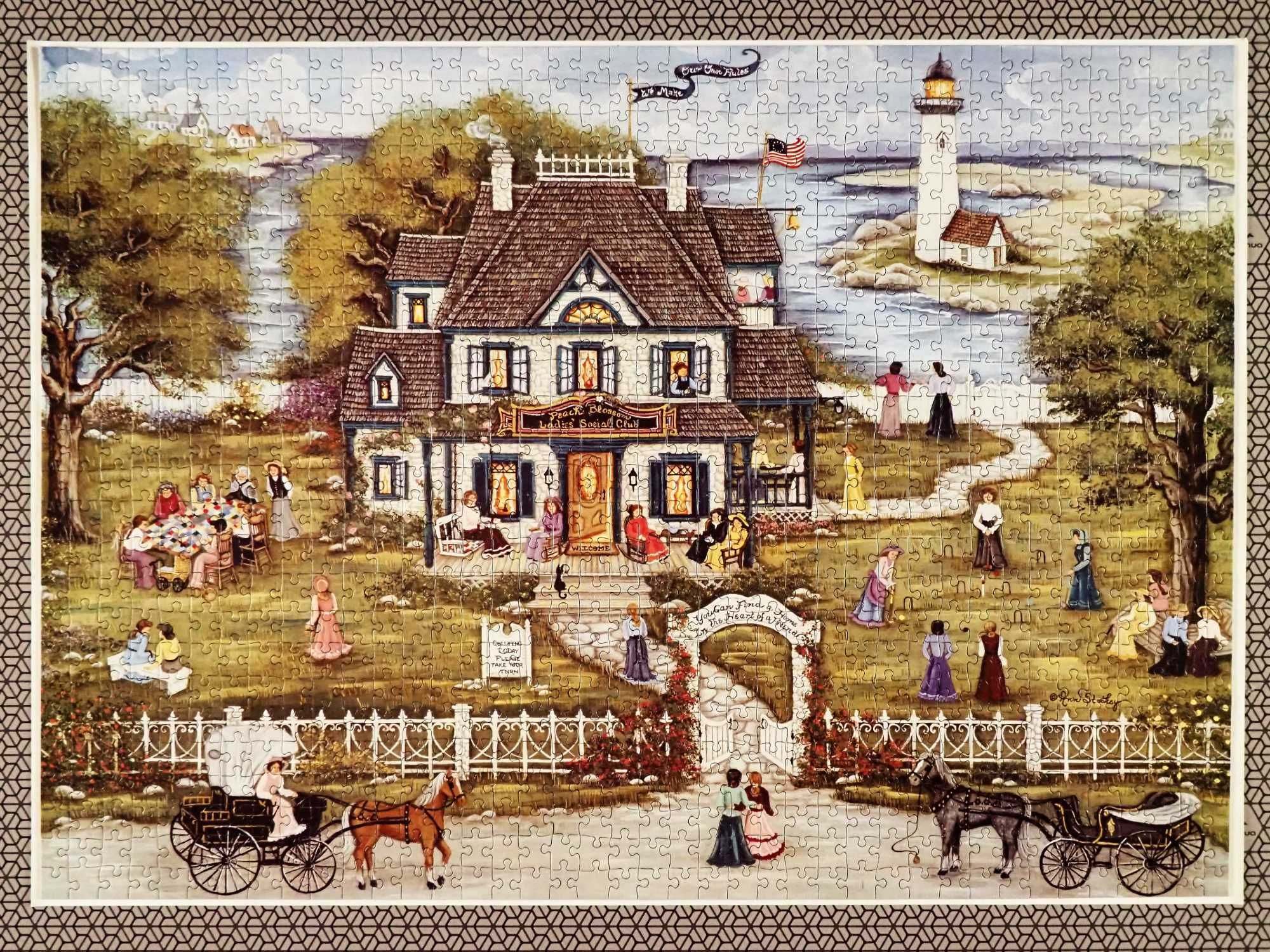 Puzzle WHSmith 1000 - Ann Stookey. Kompletne.