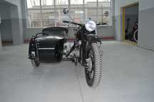 Ural M-66 URAL z silnikiem BMW z wózkiem bocznym