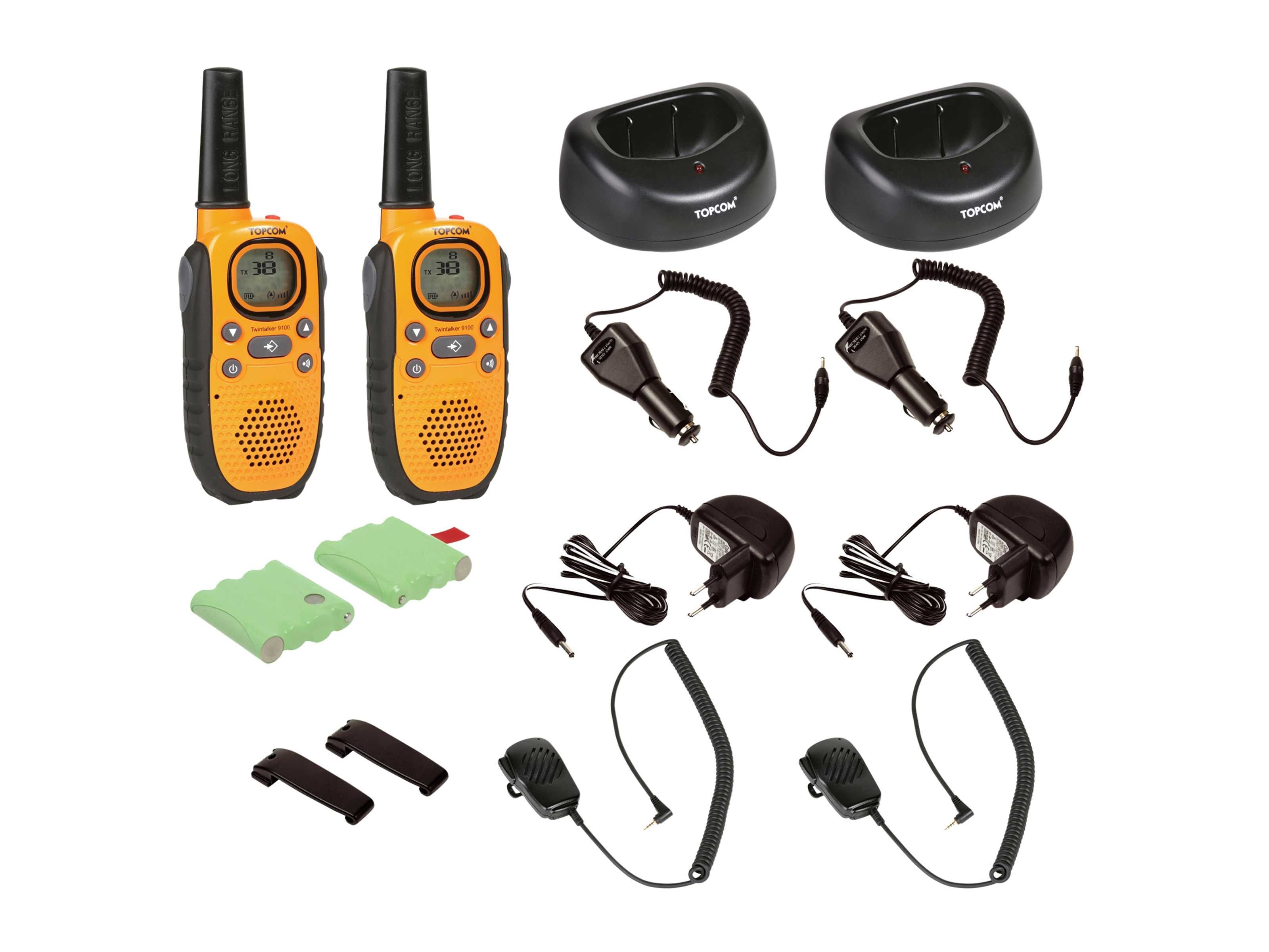 Rádios Walkie-Talkie PMR 446 - Topcom Twintalker 9100 Long Range