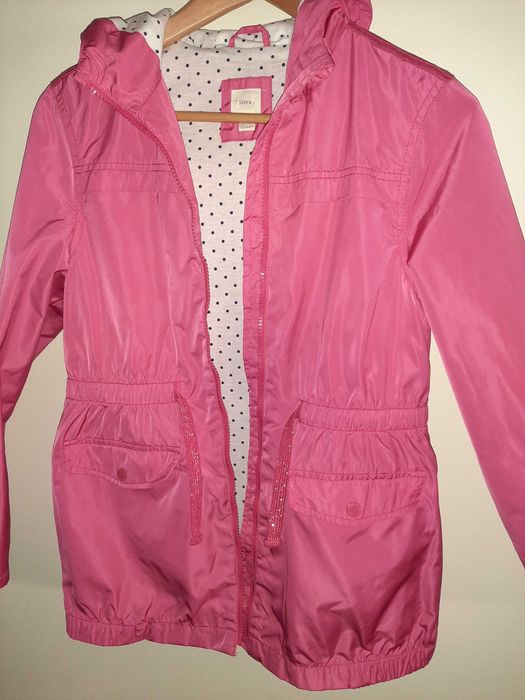 Parka impermeável com capuz rosa Sfera 13-14 anos (152-164 cm)