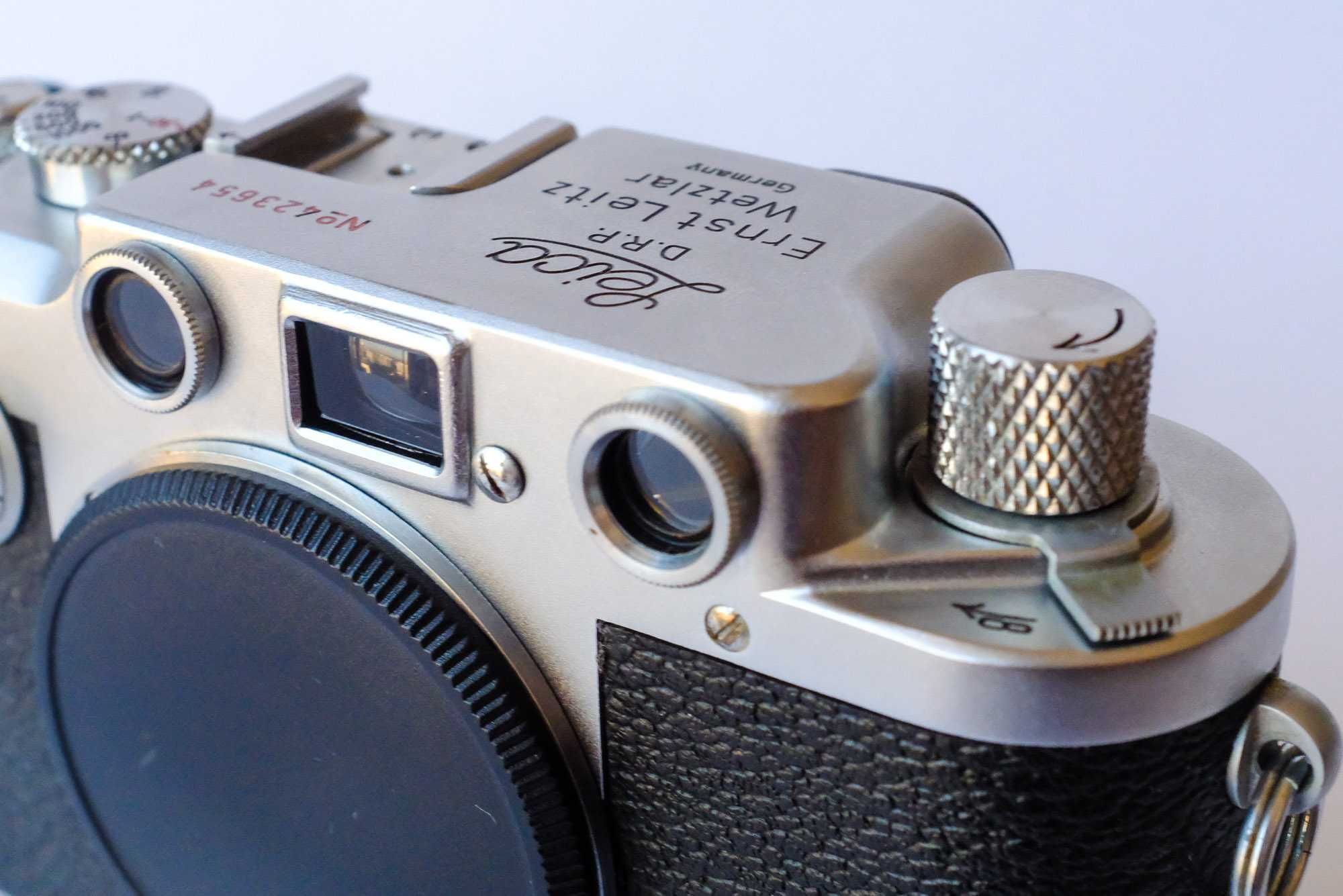 Aparat fotograficzny Leica IIIc po serwisie, przetestowany z filmem