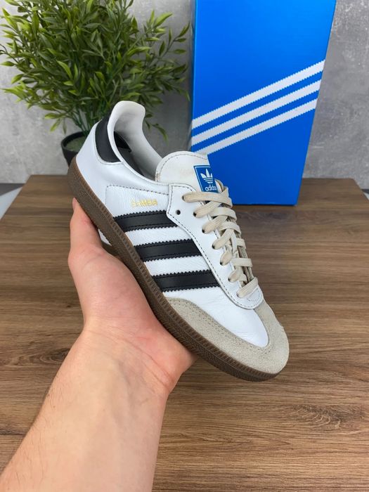 Dziecięce buty Adidas Samba OG r. 33,5 - skórzane sneakersy retro