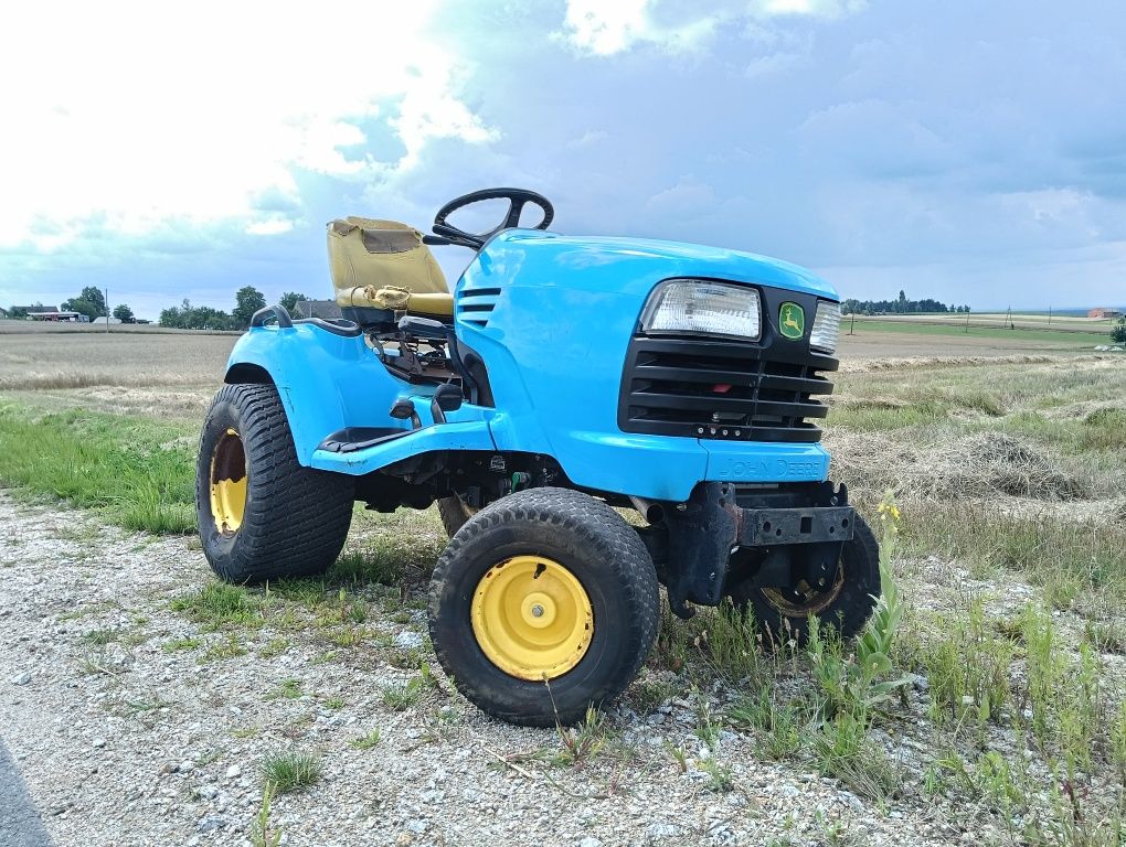 Traktorek kosiarka John Deere x740 wałek wom bez silnika  Fa VAT