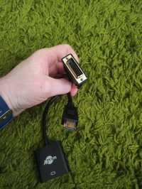 Продам перехідник VGA на HDMI та VGA на DVI