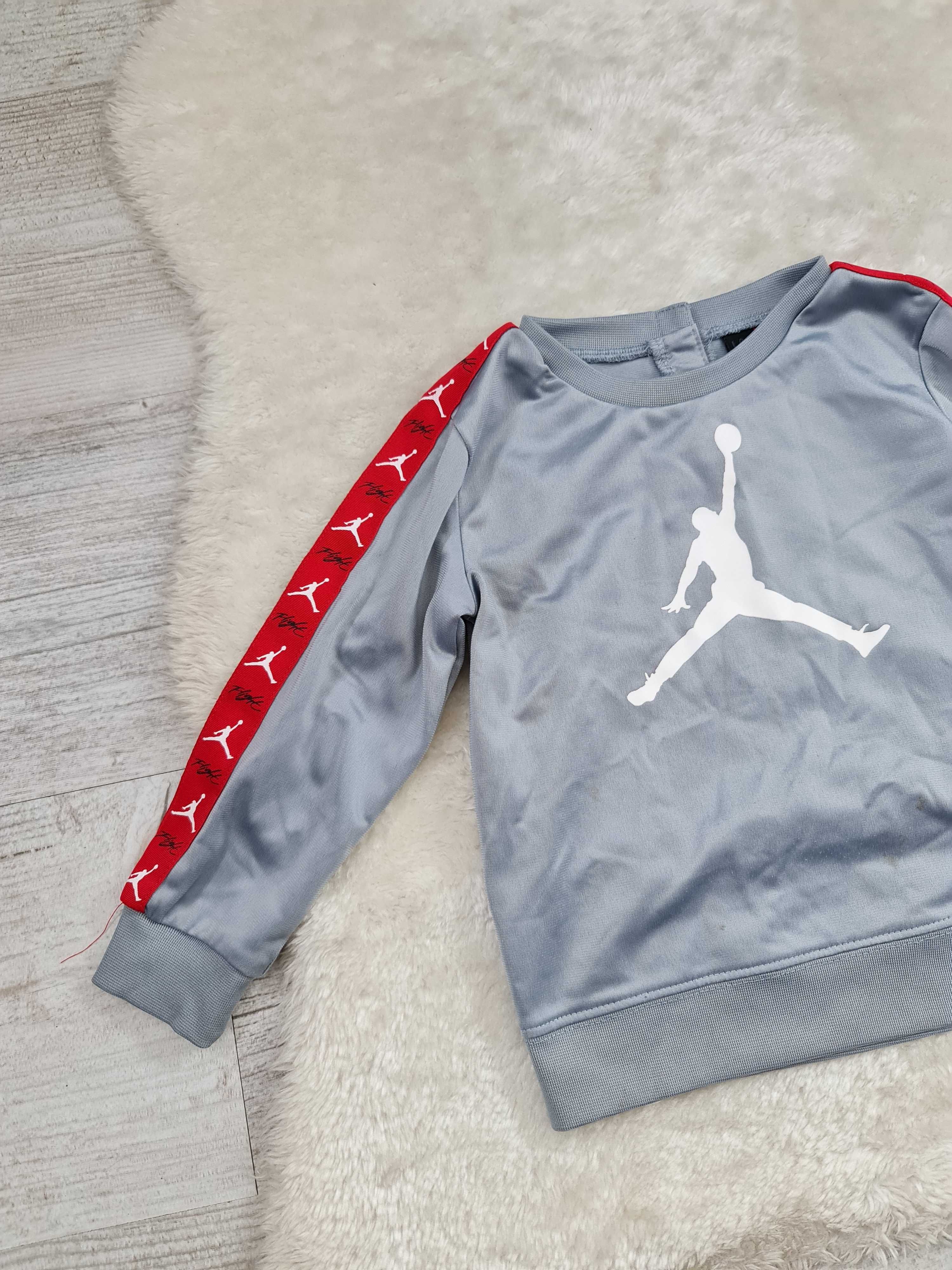 Bluza Nike Air Jordan Swoosh Rozmiar 86 - 92 Szara Logo