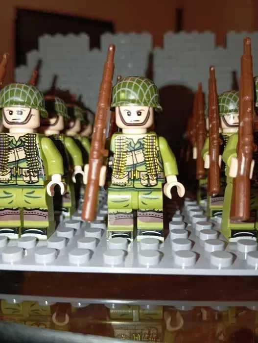 Zestaw 20 Figurek żołnierze Wojna światowa kompatybilne z LEGO Cobi