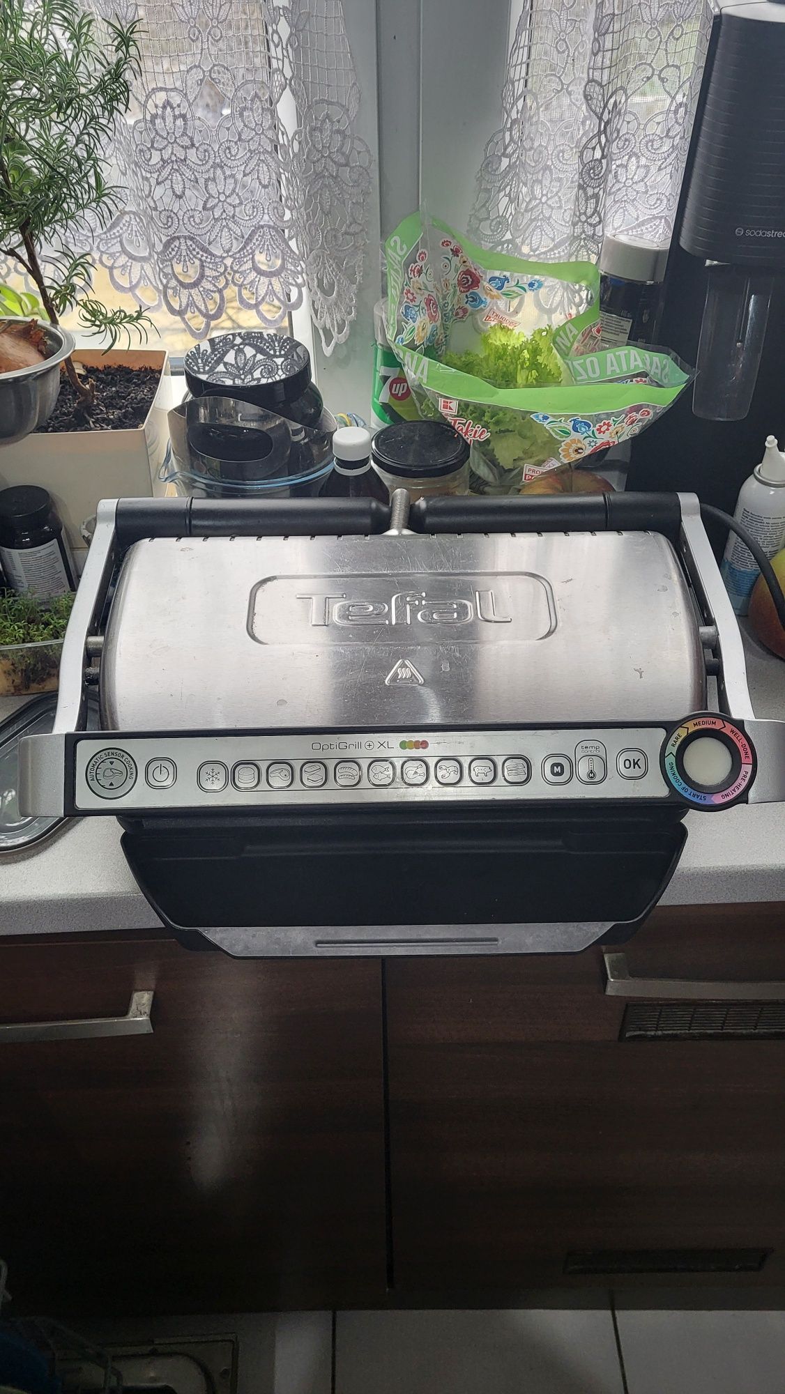 Tefal optigrill gc722d 800cm2 9 programow 2000W gwarancja