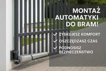 Montaż automatyki do bram wjazdowych i garażowych, montaż domofonów