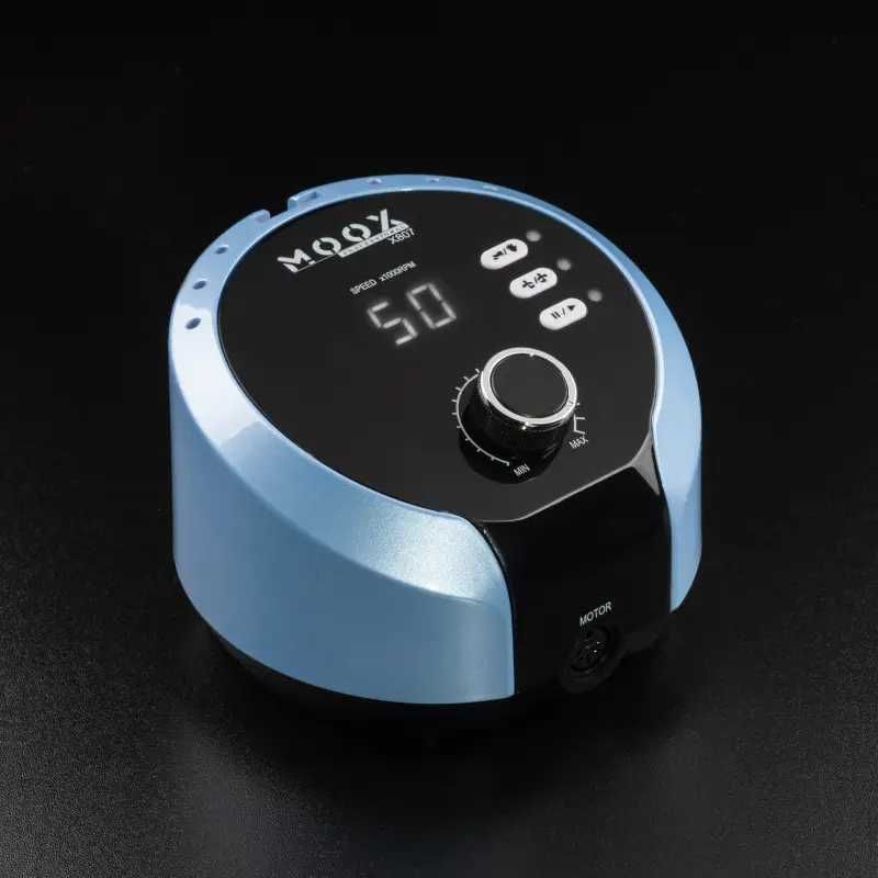 Фрезер для манікюру і педикюру MOOX X 807, 50 000 об/хв, 65 W, Blue