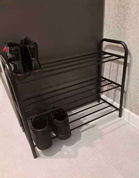 Metalowa 3 poziomy do przechowywania na pudełka buty dom