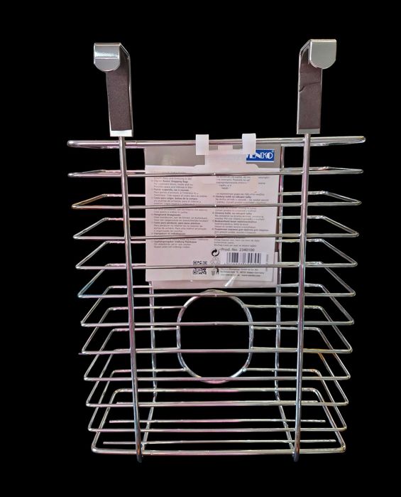 Koszyk WENKO ClipOn na torby, organizer chromowany 20x29x11,5 cm