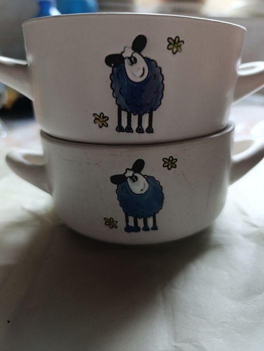 Піали та форми під десерт,придатні для запікання.