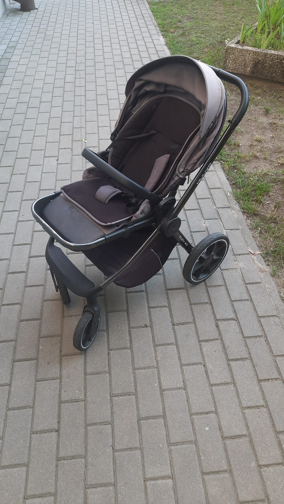 Wózek 3 w 1 muuvo quick 3.0 + Cybex cloud I-size Z z bazą obrotową