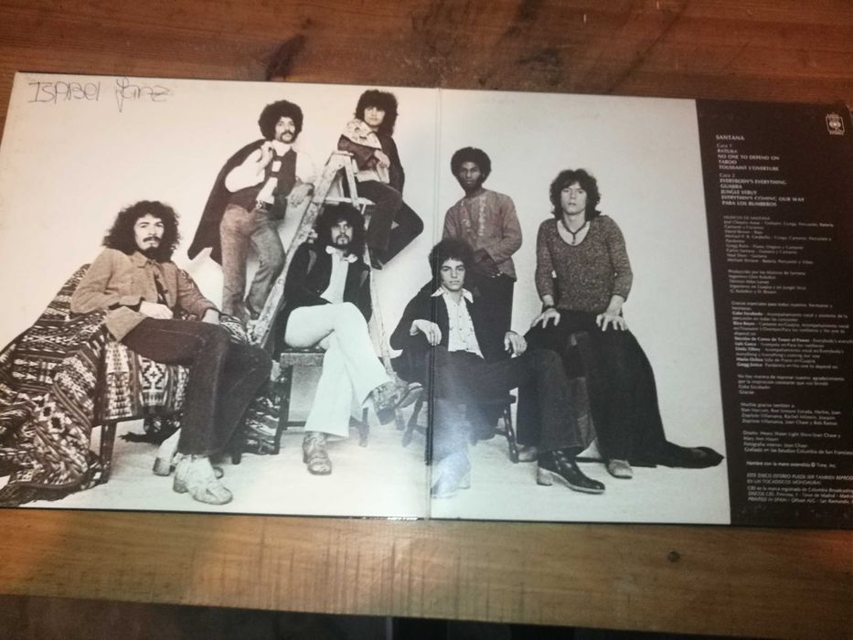 SANTANA - Santana (Edição Espanhola - 1971 - Gatefold) LP