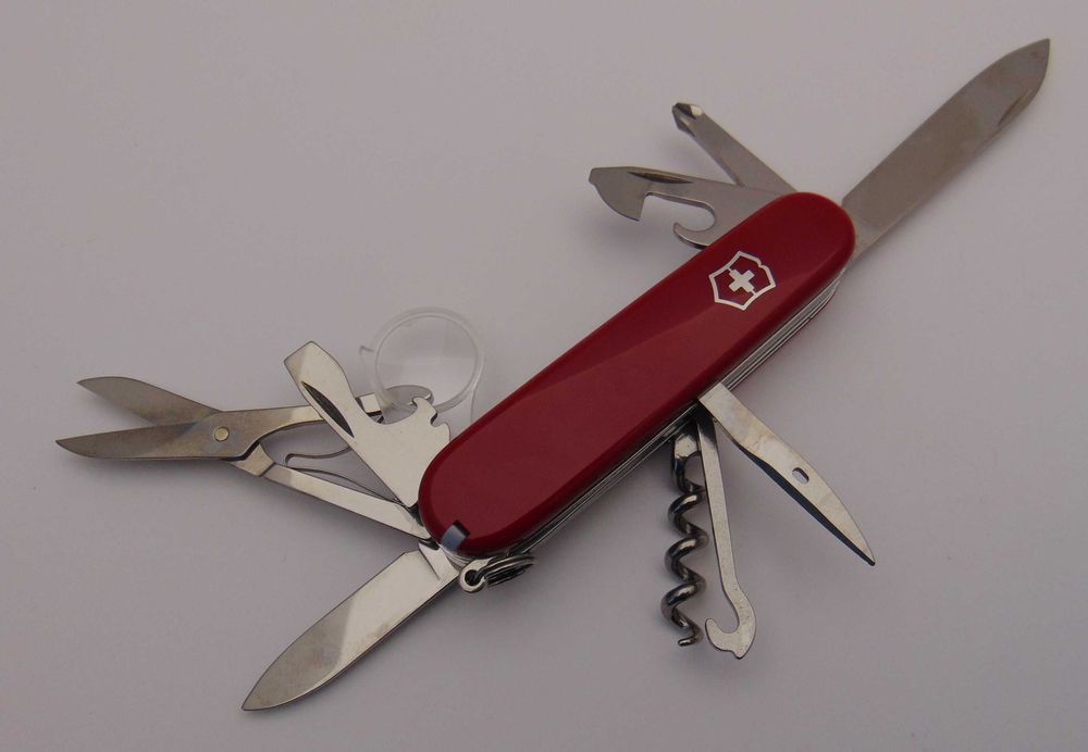 Scyzoryk VICTORINOX Explorer # lupa # nożyczki # otwieracz # SZWAJCAR