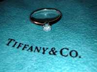 Pierścionek  seting Tiffany & Co  Platyna VS1/F