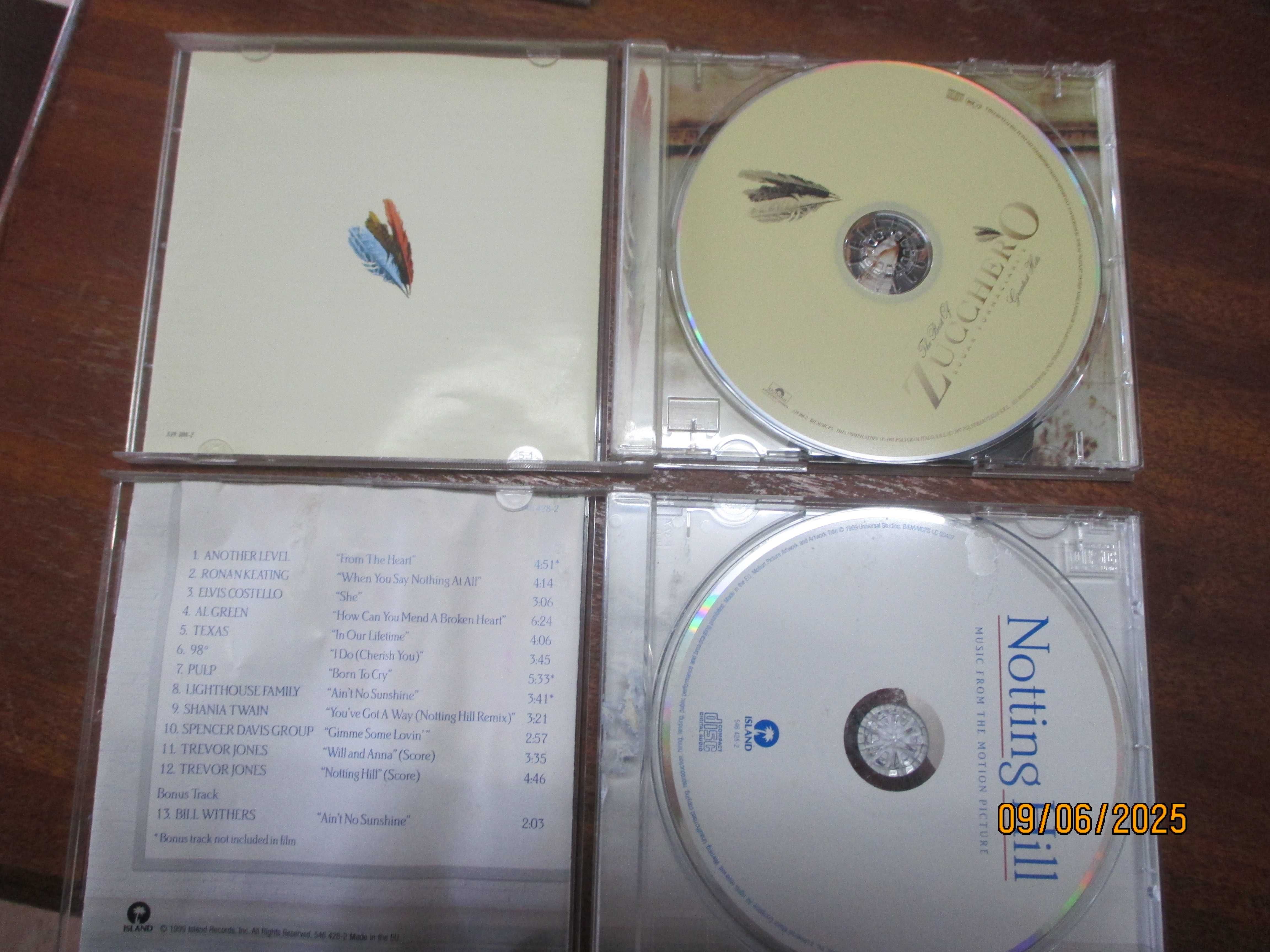6 cd's - Música diversa