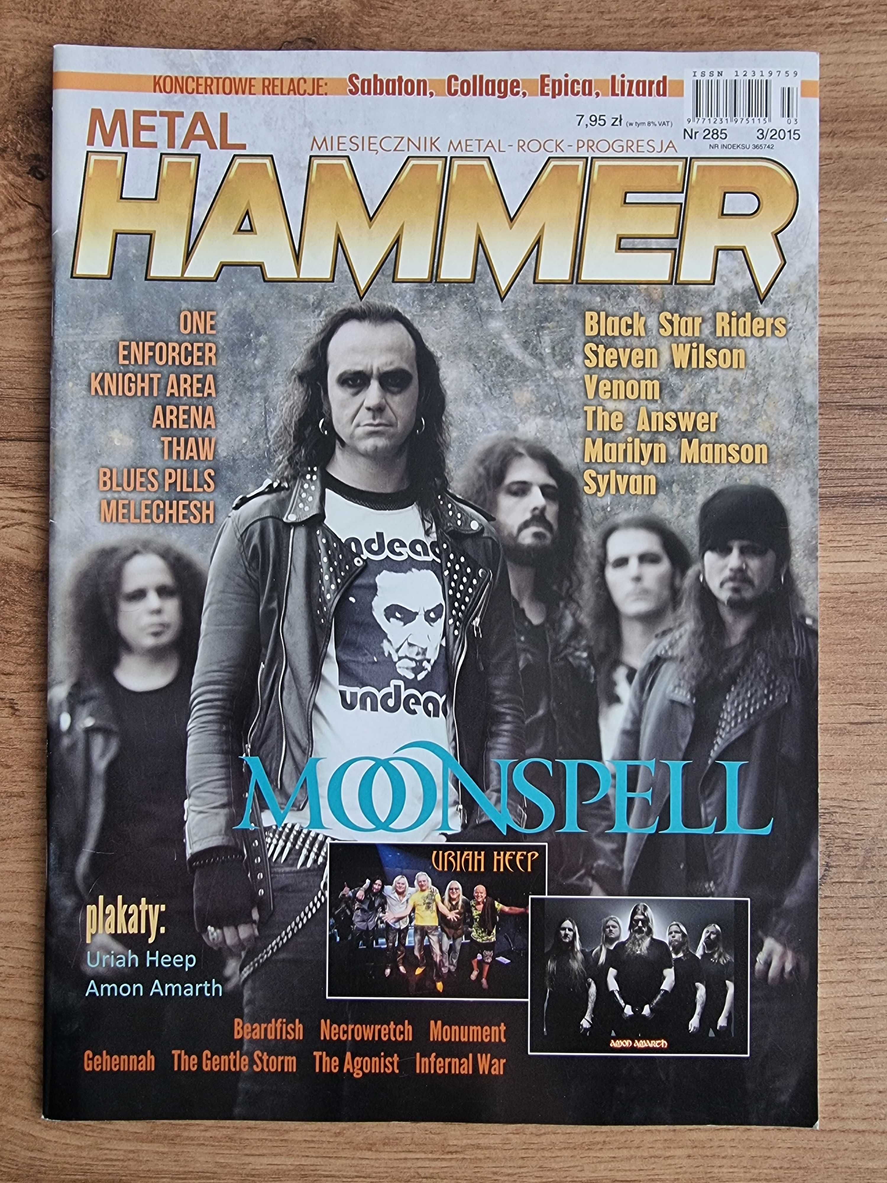 Metal Hammer 2015 - Moonspell, Plakaty: Uriah Heep, Amon Amarth