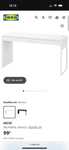 Secretaria Ikea Branca