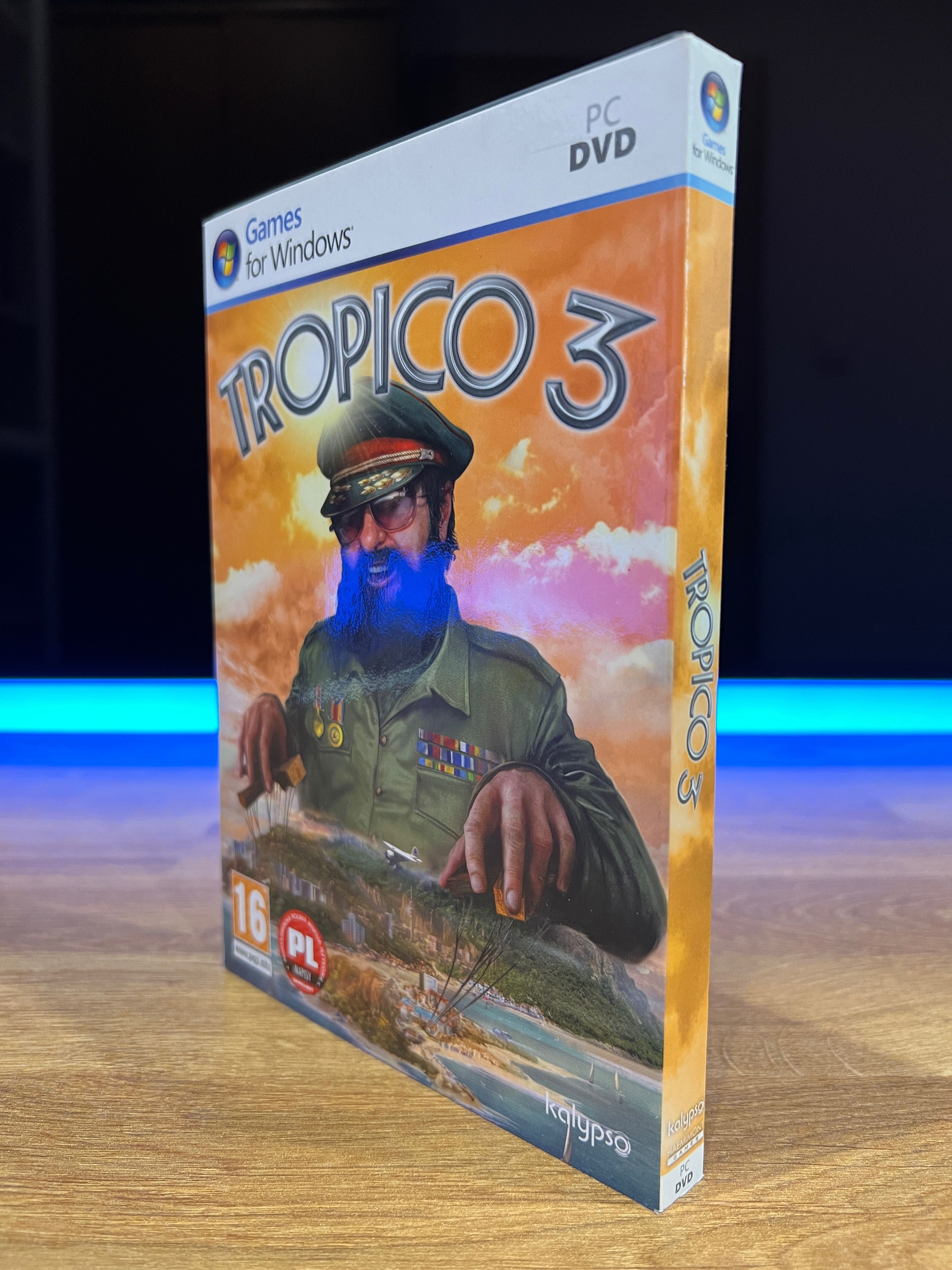 Tropico 3 (PC PL 2009) slipcase box kompletne premierowe wydanie